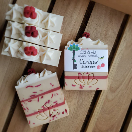 Savon cerises sucrées - Clé à Vie